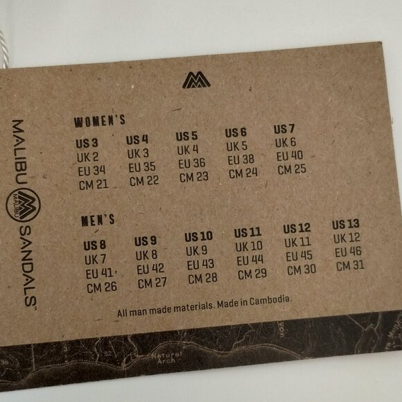 Malibu White Sandals Womens 10/Mens 8 NWT - Picture 14 of 14